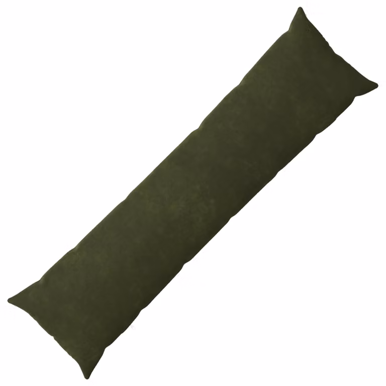 vidaXL Cuscino HEERLEN Verde 40 x 145 cm Fleece in microfibra