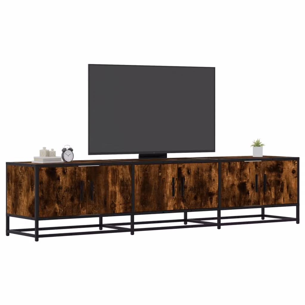 vidaXL Mobile Porta TV in stile Industrial, Colore Marrone, L 180 cm x P 35 cm x H 41 cm