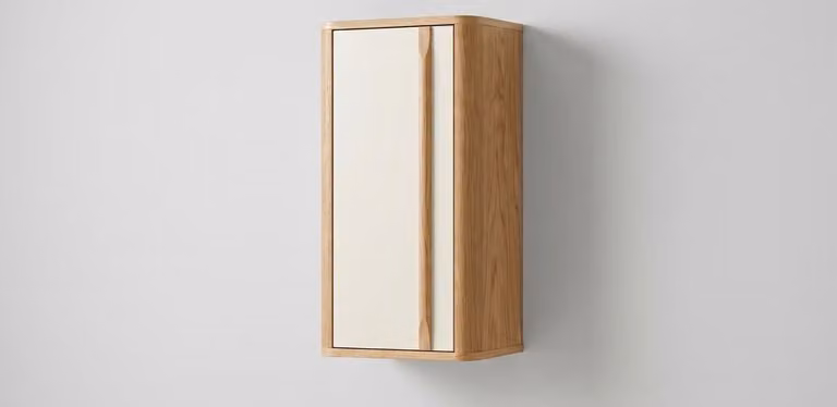 Mobiletto a parete, scaffale moderno, colore marrone, comodo e pratico, ideale per il soggiorno, design nuovo