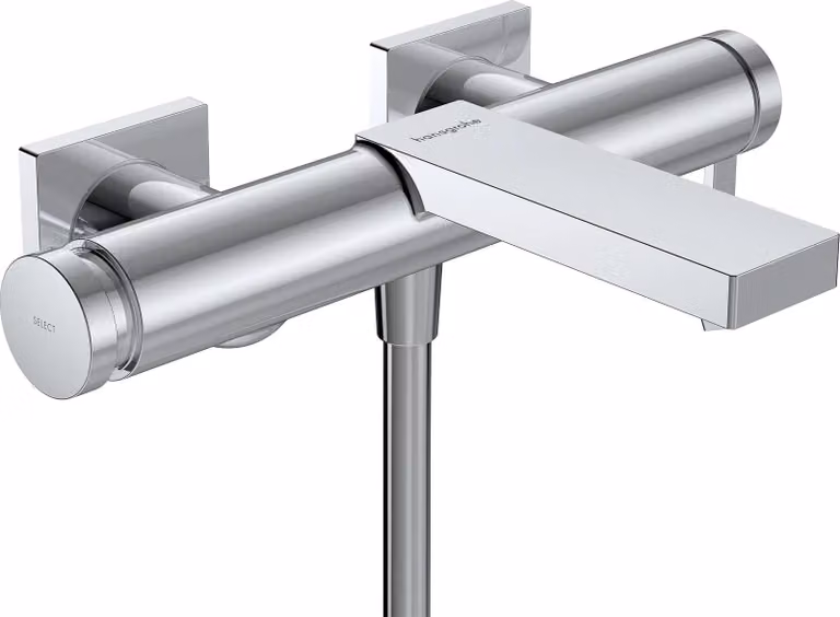 Miscelatore per vasca hansgrohe Tecturis E a vista cromato, 1 pz.