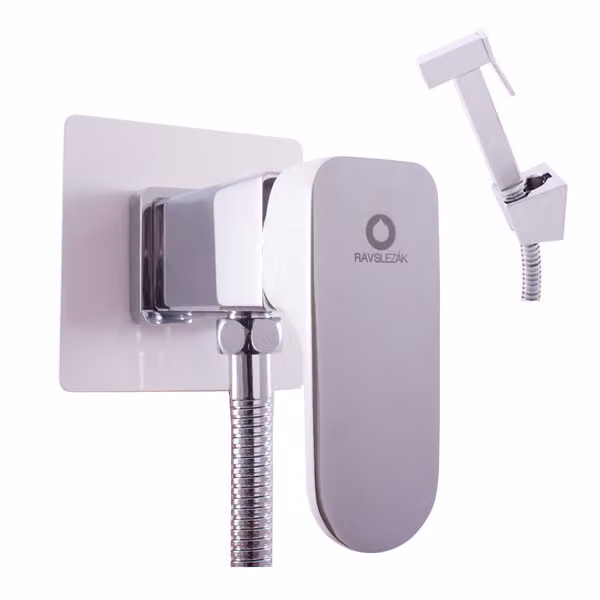 Slezák-RAV Miscelatore per vasca da bagno Slezák RAV Yukon YU154.5CB cromo/bianco Colore: cromo/bianco, Dimensioni: 150 mm