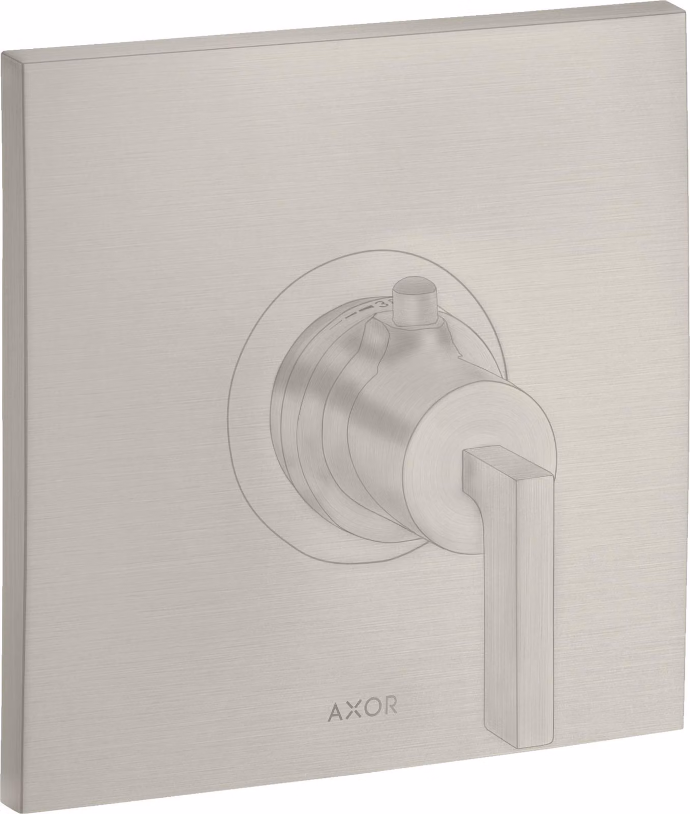 hansgrohe AXOR Citterio Thermostat 59 l/min Thermostat encastré à haut débit, poignée à levier, 39711800, 39711800