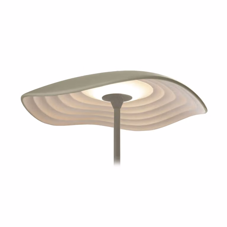 Bover Lampada da tavolo a LED Valentina M/29, Bianco / Opale, Soggiorno / Sala da pranzo, Alluminio, Design, Lampada da tavolo LED