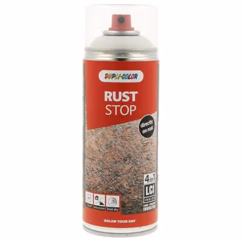 Smalto antiruggine RUSTSTOP RAL 9010 BIANCO PURO SAT 400 ML