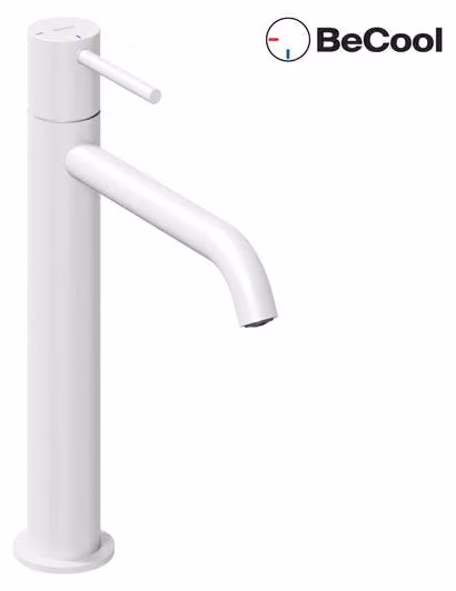 Miscelatore per lavabo a colonna Ravak Esprit ES 014.11WV BeCool 250 mm senza piletta, Bianco Vellut