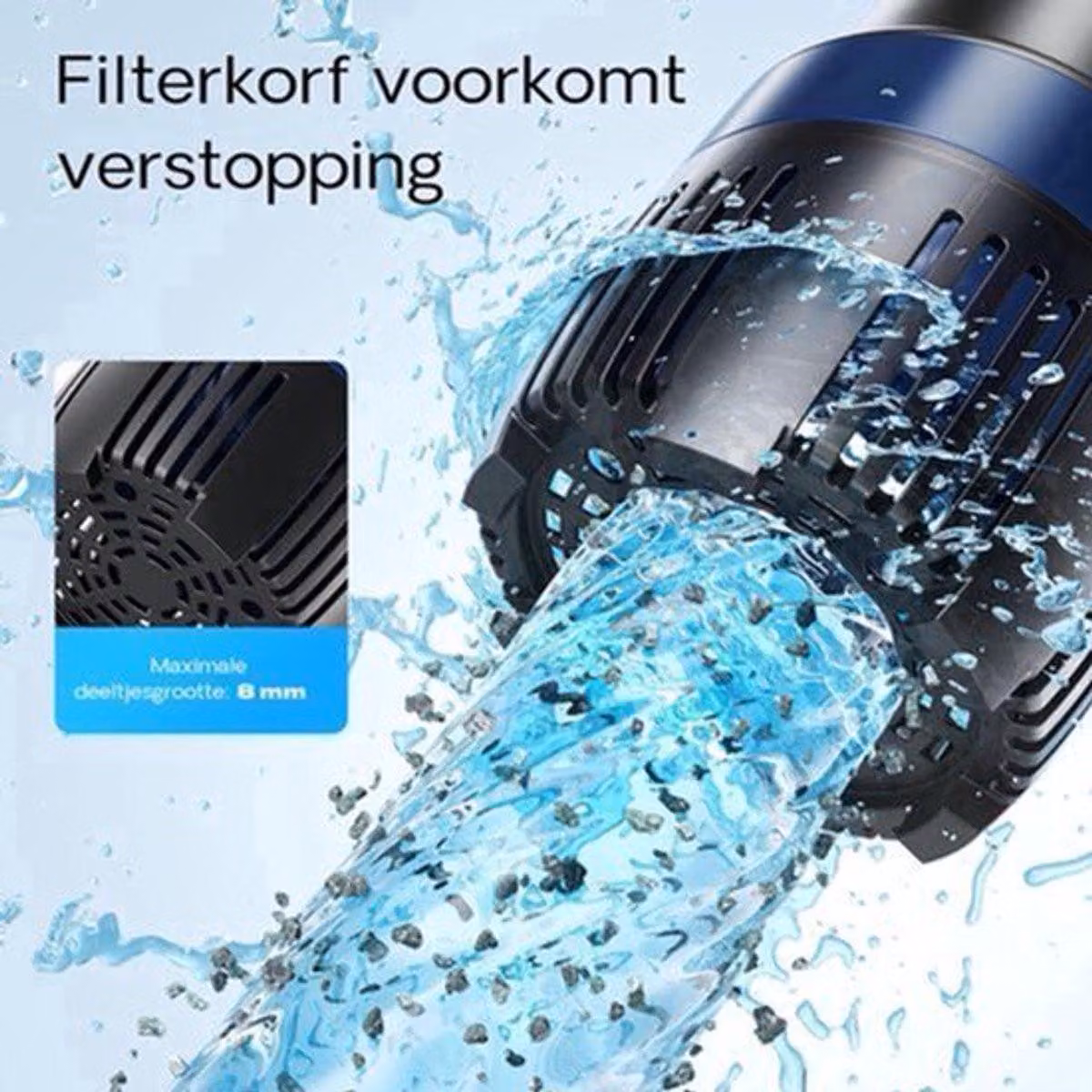Pompa per laghetto - 26000 litri/ora - Pompa per acqua ad alta efficienza - 135W - Basso consumo energetico - Grado di protezione IPX8