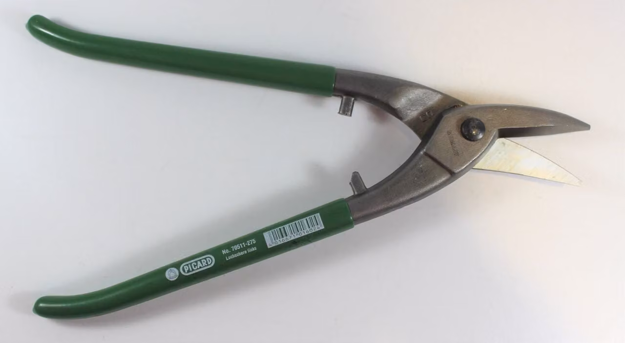 PICARD Cesoie per punzonatura 275 mm a sinistra 70511-275 Cesoie per lamiera Cesoie per tetti in acciaio inox