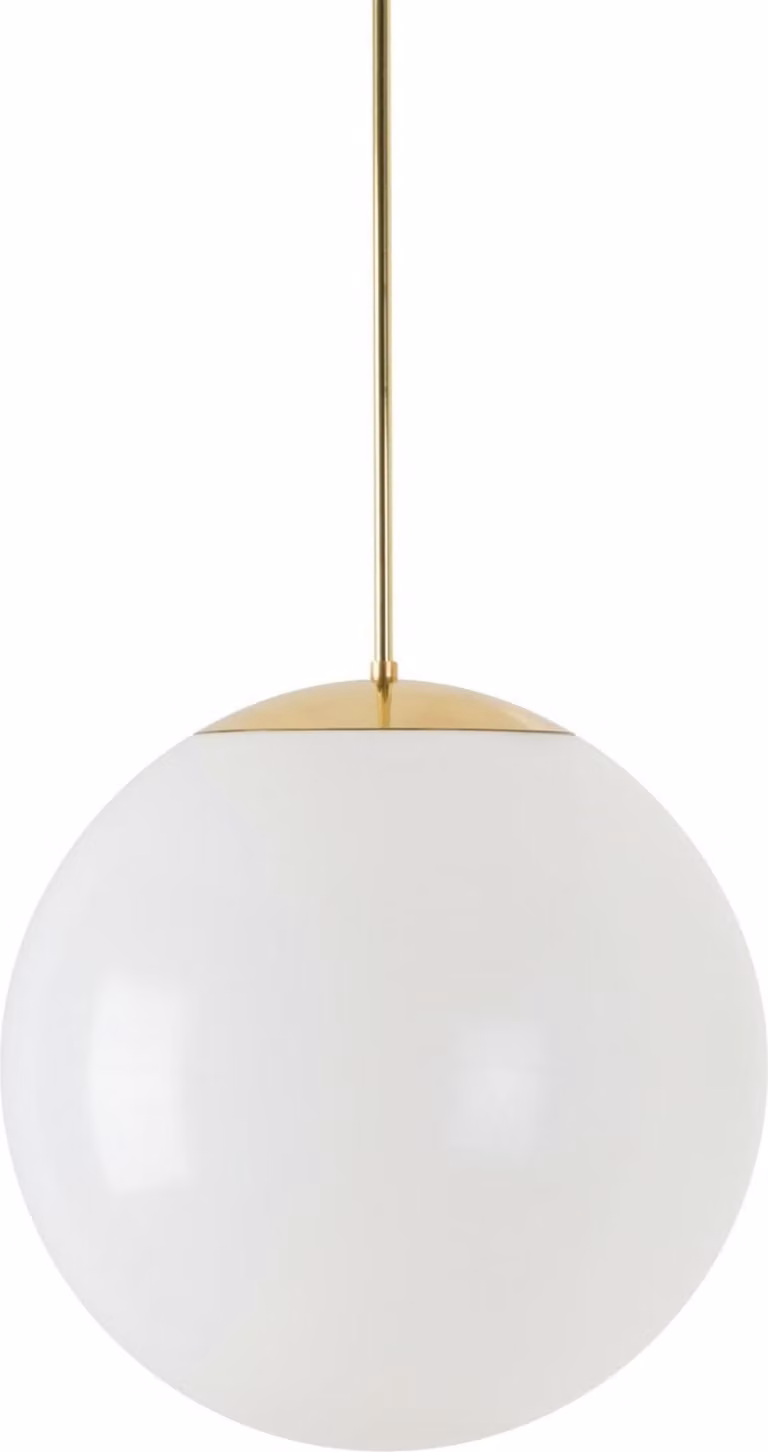 OSMONT ISI62923 ISIS P3 HP apparecchio a sospensione in plastica ottone lucido / bianco IP40 4000 K 52W LED