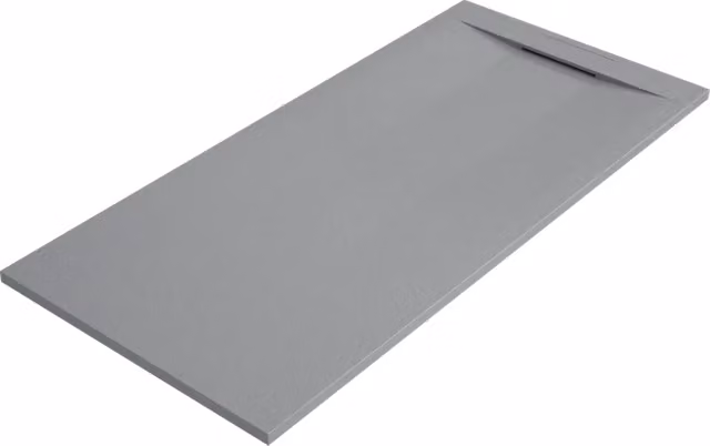 Piatto doccia OPALO 80x120 cm Cemento griglia Cemento