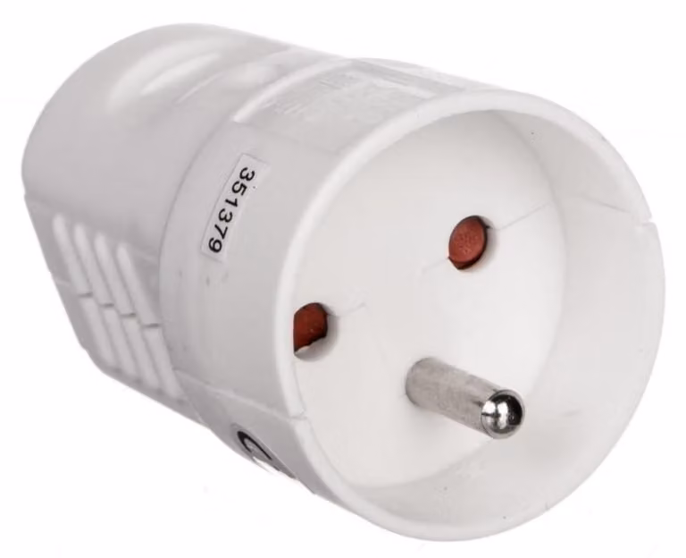 Presa per cavo di prolunga, bianco 70732
