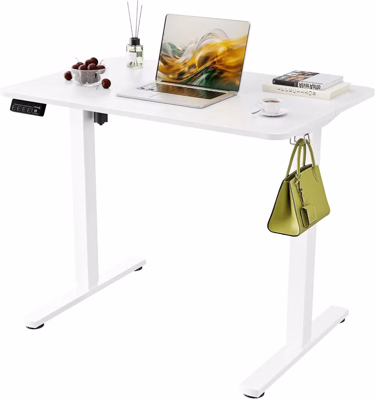 Scrivania regolabile in altezza - Scrivania regolabile - Tavolo per laptop - Tavolo da lavoro - 90x60 cm