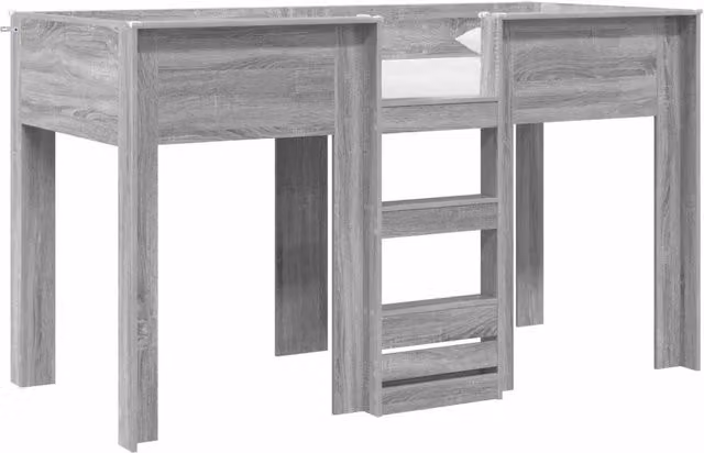 Letto a Castello per Bambini | Letto Infantile | Lettino Grigio Sonoma 75 x 190 cm