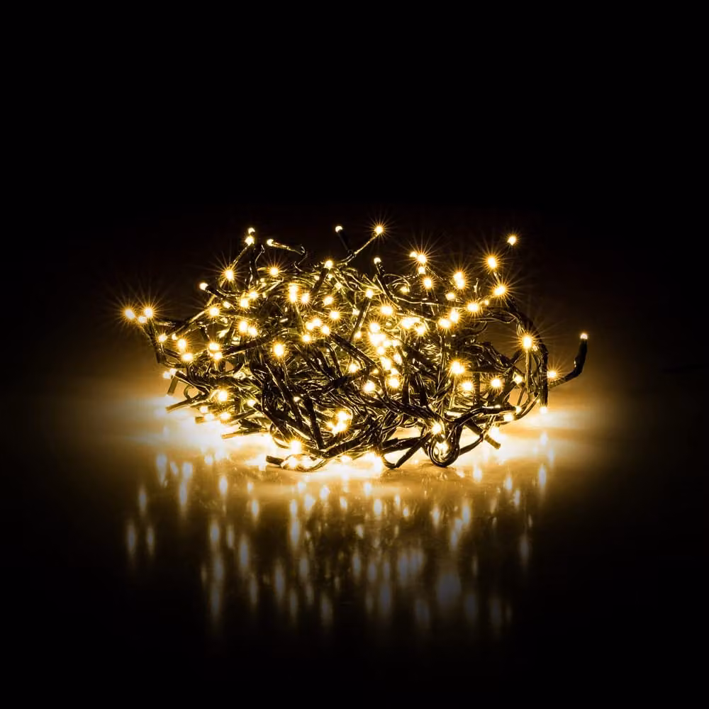 Catena natalizia RXL 287 - riccio 600LED, timer: 6/18 h, numero di LED 600, colore della luce bianco caldo, per uso interno ed esterno, protezione IP 44