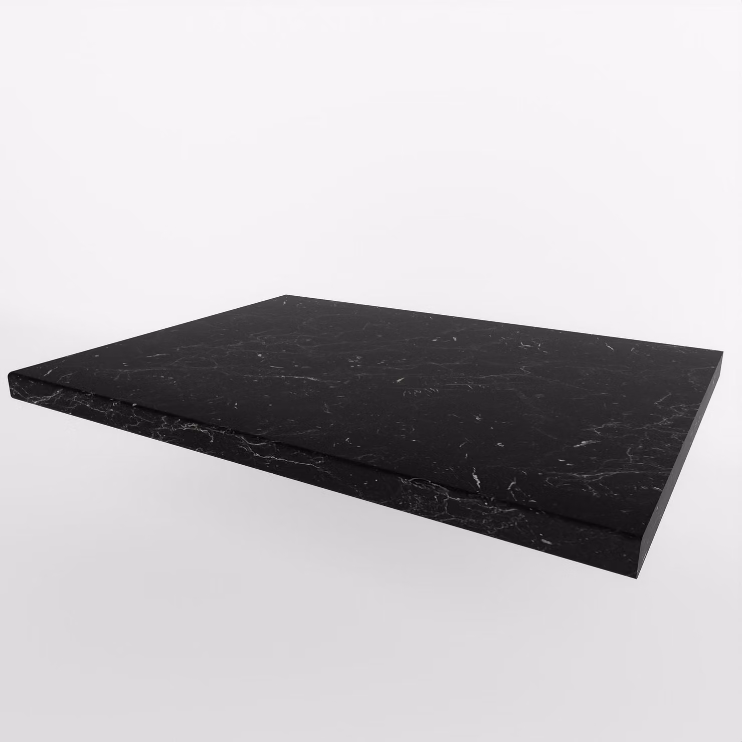 Piano di lavoro da 80 cm, spessore 38 mm, in marmo ROMA opaco, per cucine Siena, Monza e Arona