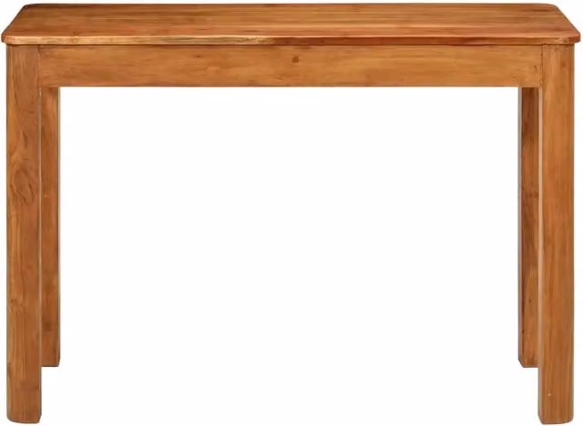 Tavolo da pranzo rettangolare in legno di acacia marrone vidaXL L: 55 cm, P: 110 cm, H: 76 cm