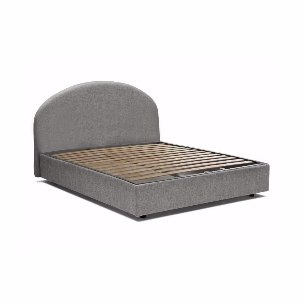 Letto Piazza e Mezza Akis Talamo Italia, Grigio, L/P/H: 120 x 200 x 35 cm – 2