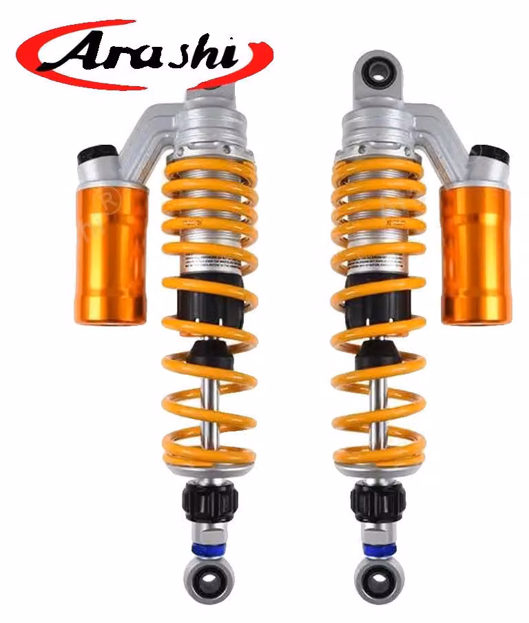 Ammortizzatore posteriore, precarico regolabile, lega di alluminio resistente, 330 mm, 13 pollici, 2
