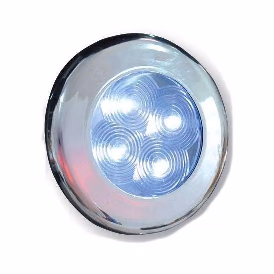 Lalizas LED bianco / copertura cromata, taglia unica