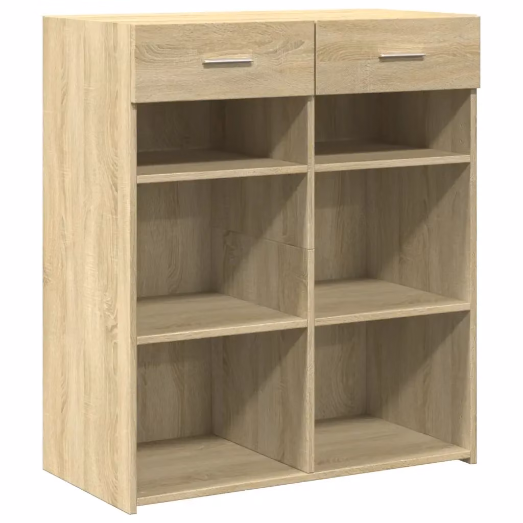 Credenza Buffet Armadio da Cucina Design Mania in Legno Rovere Sonoma, L 80 cm, P 42,5 cm, H 93 cm – 2