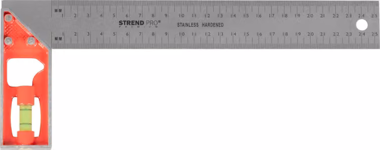 Squadra Strend Pro Premium, 250 mm, con livella a bolla