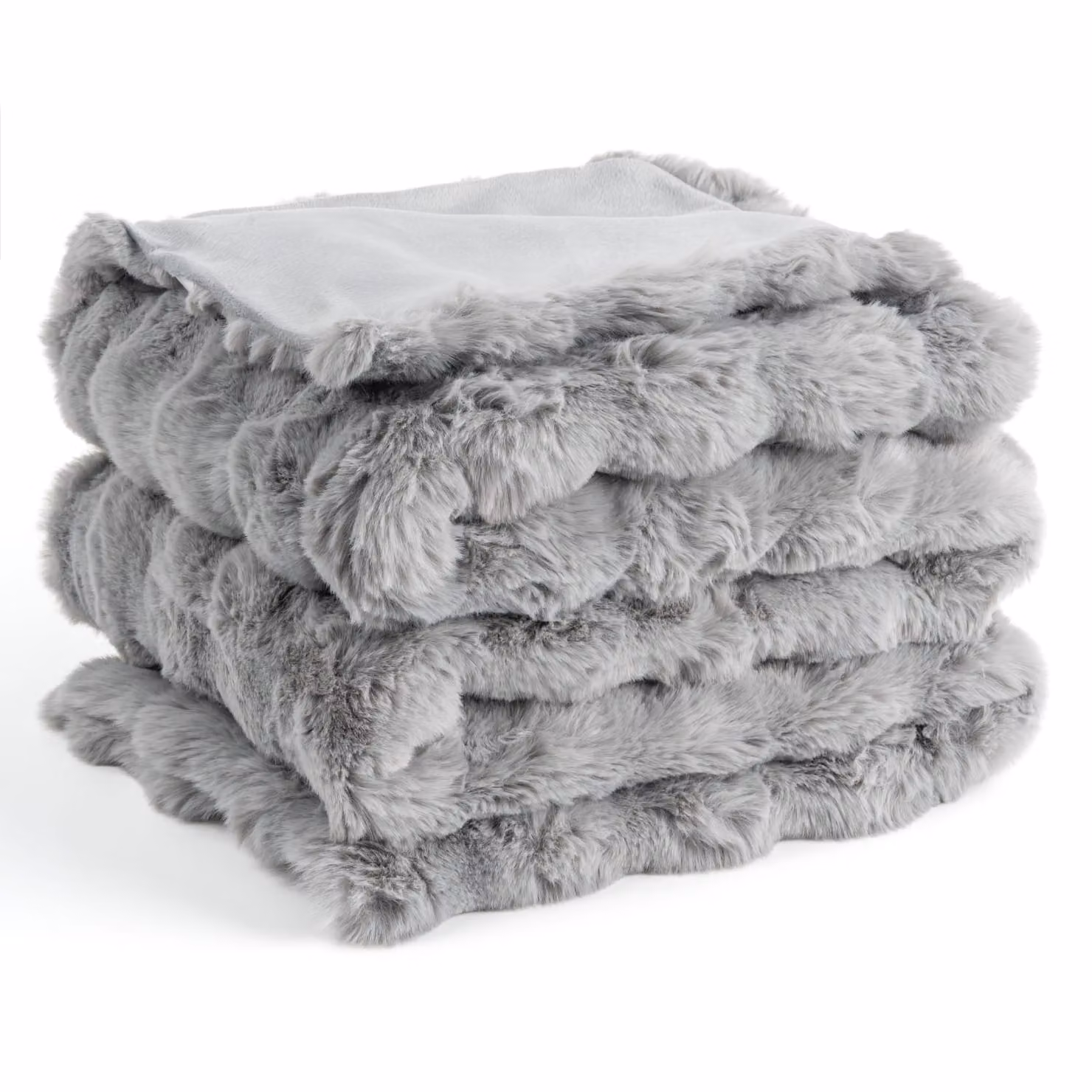 Coperta morbida Arnia grigio L: 200 cm, P: 240 cm – 2
