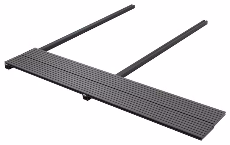Pavimento da Deck 90 pcs Grigio WPC