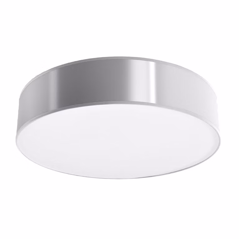 Lampada da soffitto ARENA 55 grigio 4xE27 15W PVC 11x55x55cm Sollux Lighting