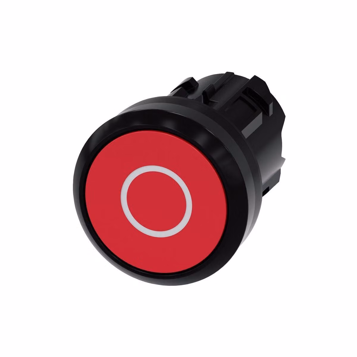 Pulsante da 22 mm, rotondo, rosso - Pulsante rosso IP68 3SU1000-0AB20-0AD0