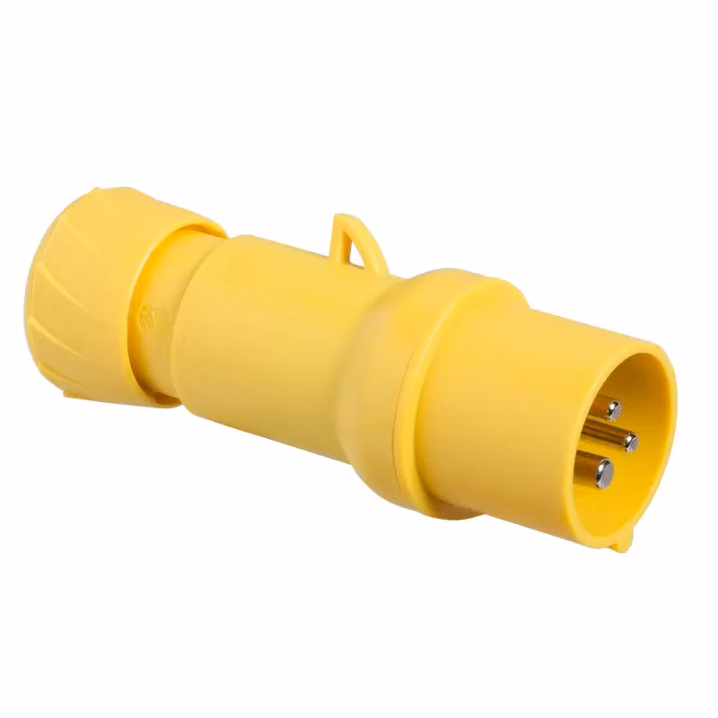 Schneider Electric CEE spina, morsetti a taglio, 16 A, 2 poli + terra, 100-130 V CA, IP44 PKX16M413