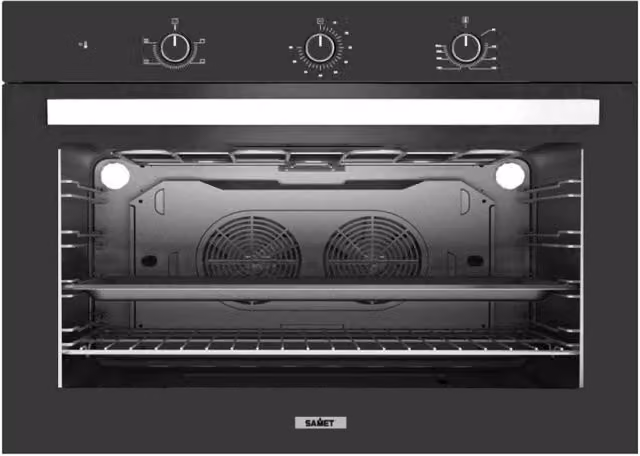 Forno elettrico da incasso Samet Apollo nero 90 cm