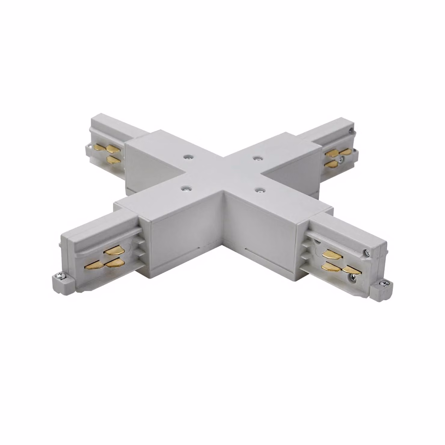 BRUMBERG Giunto a croce argento per sistema di binari ONETRACK Kreuzverbinder, Alluminio / Grigio / Zincato