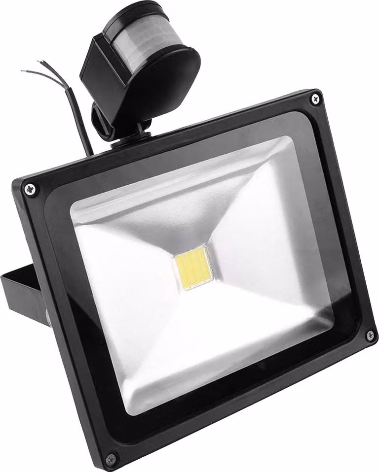 Greenmigo Faretto LED da 30 W a luce bianca calda con sensore di movimento