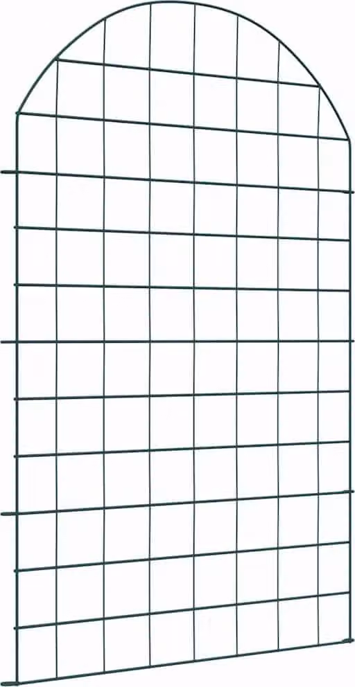 Set di Recinzione per Stagno 8 pcs Verde 50 x 80 cm Acciaio