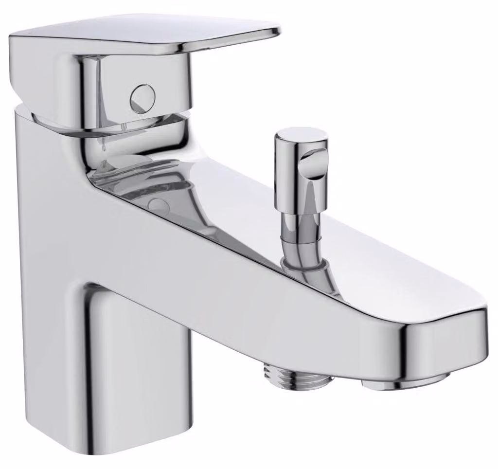 Miscelatore per lavabo Ceraplan, da montare a parete, cromo, monocomando, con un foro