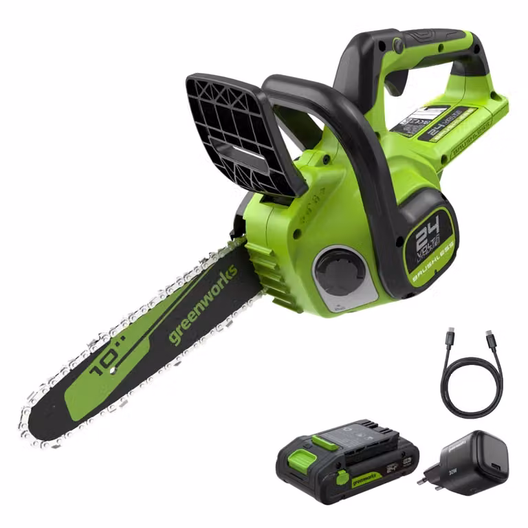 Greenworks POWERALL 24V Motosega 25cm - Batteria 2Ah