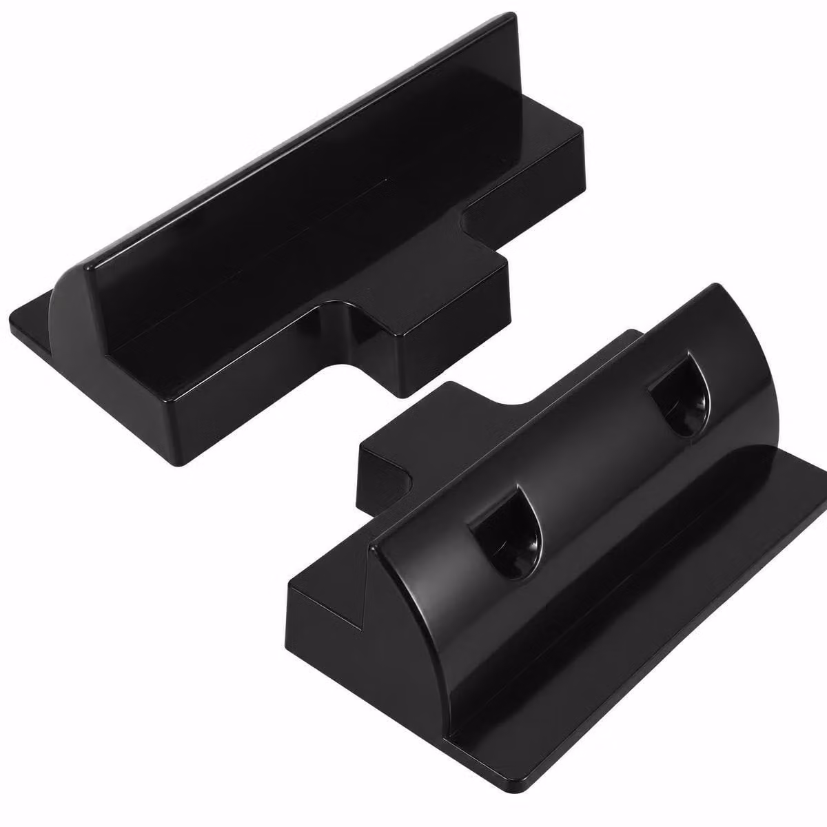 Kit di supporti per pannelli solari, confezione da 2, con spoiler in ABS da 180 mm