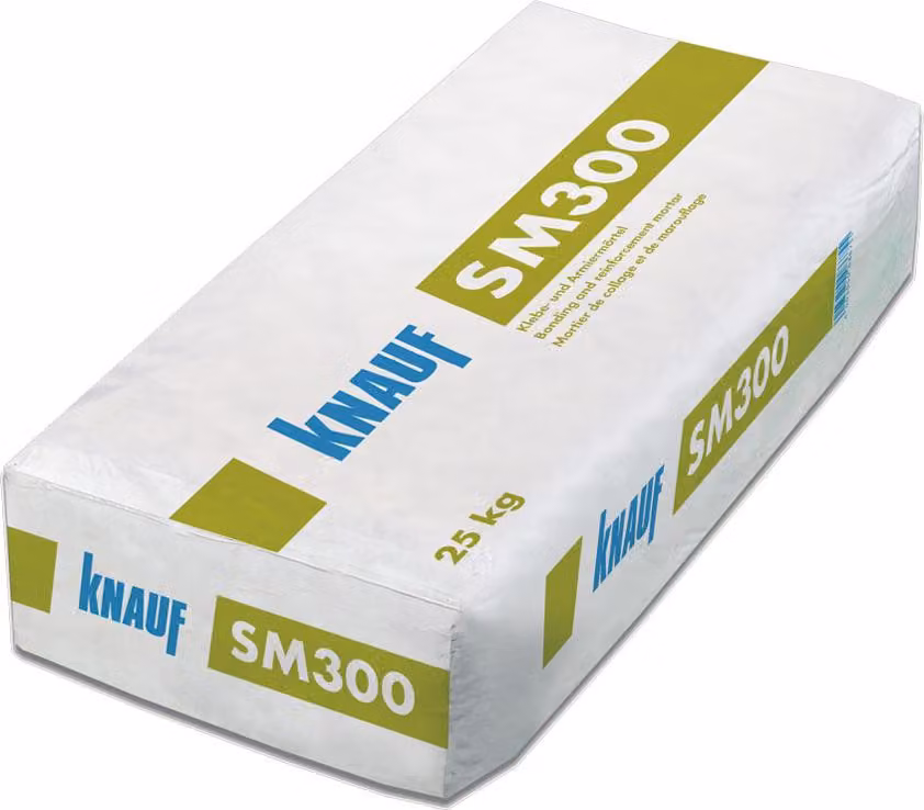 KNAUF SM300 Klebe- u. Armiermörtel 25kg 1,0mm Haftzusatz