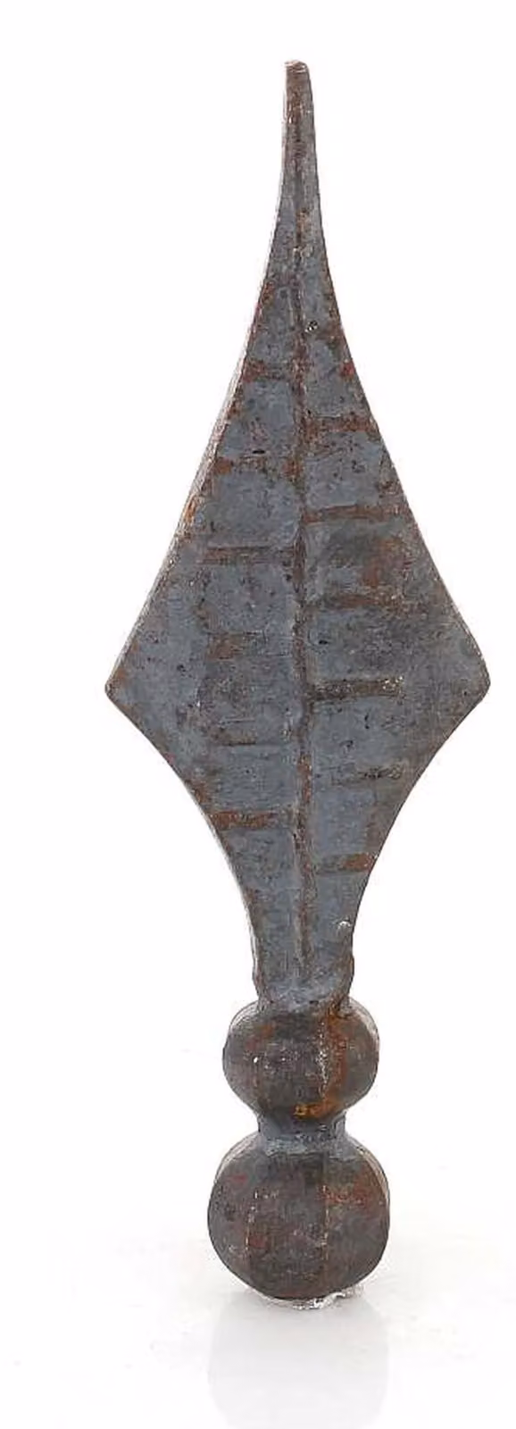 LogistSystem 1 pz. Pizzo decorativo in metallo - 205x65 mm (AxL) / Base: ∅ 35 Decorazione per recinzione 40.118