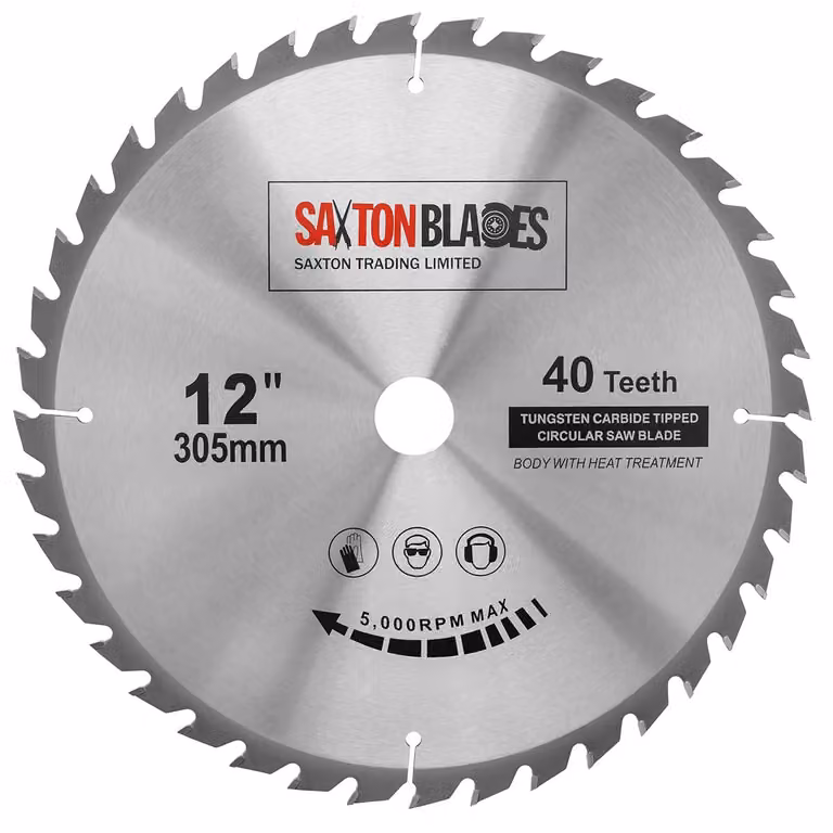 Disco circolare per seghetto TCT, 305 mm x 30 mm, 40 denti, per tagli di precisione