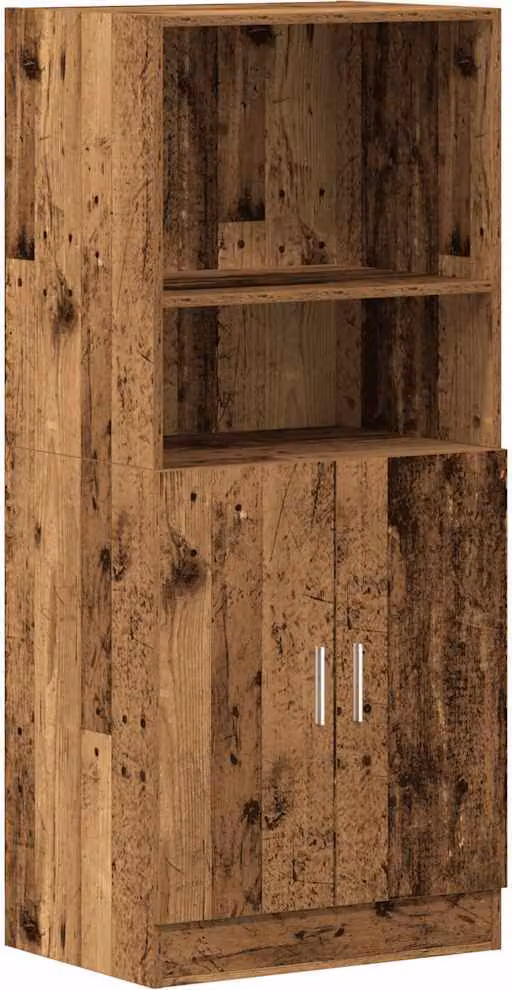 Armadietto Cucina Legno Antico 57x41,5x131,5 cm in Truciolato