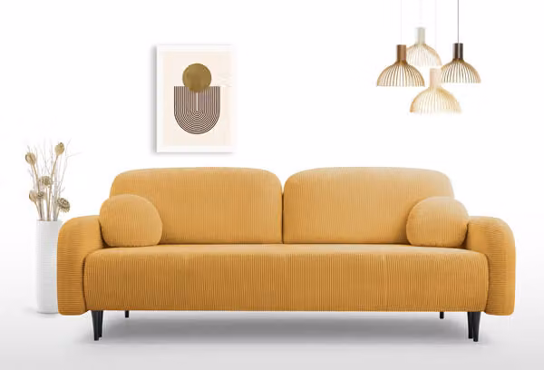 Divano 2 posti Funzione Cloud sleep Colore giallo