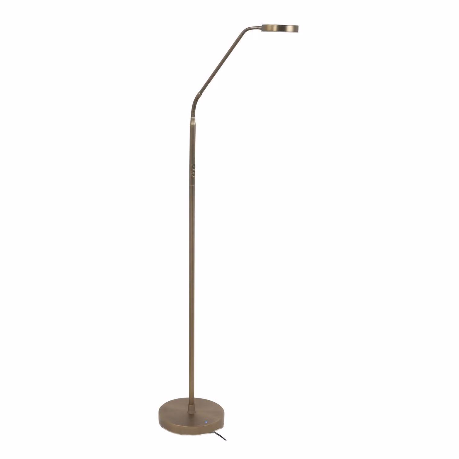 HighLight Lampada da terra a LED Round Move, dimmerabile, Bronzo / Ottone antico, Soggiorno / Sala da pranzo, Metallo, Moderno, Lampada LED da terra