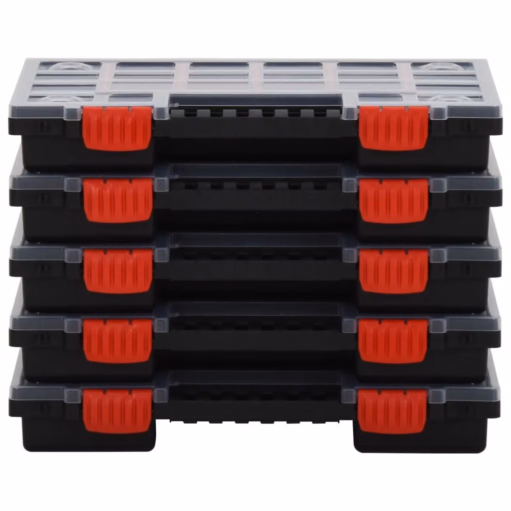 Scatole di Assortimento 5 pz 34,5x25x5 cm in Polipropilene