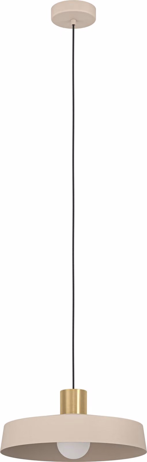 Eglo Lampadario a Sospensione Valdiola Metallo Sabbia 1xE27 40W 110cm