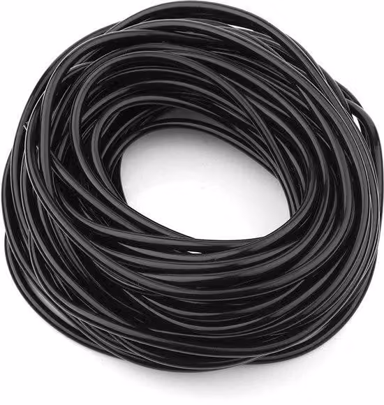 Tubo in PVC per irrigazione da giardino, 20 metri - flessibile - adatto per sistemi di irrigazione - con raccordo in PVC - resistente