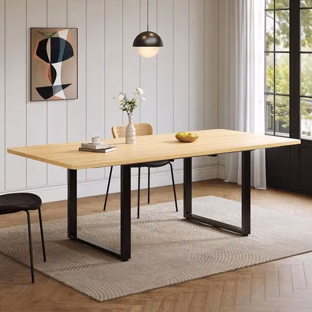 Tavolo allungabile a 3 lunghezze - Xylo - 140/180/220x90 cm - Colore quercia - Per 6-10 persone