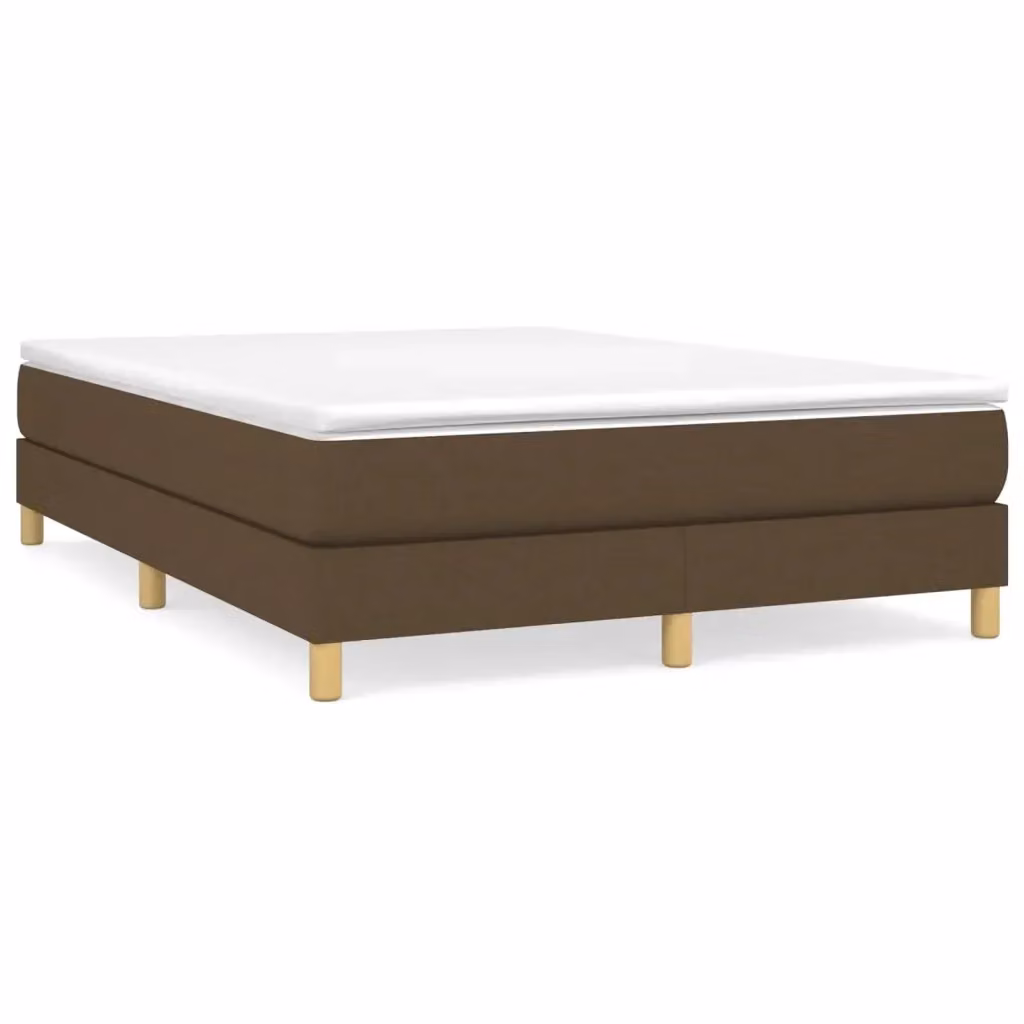 Letto Ibrido con Giroletto a Molle e Materasso vidaXL, Marrone e Bianco, L/P/H: 140 x 200 x 203 cm – 2