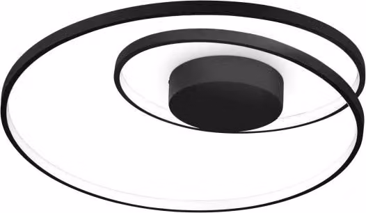 Lampada Da Soffitto Oz Pl On-Off Nero Ideal-Lux