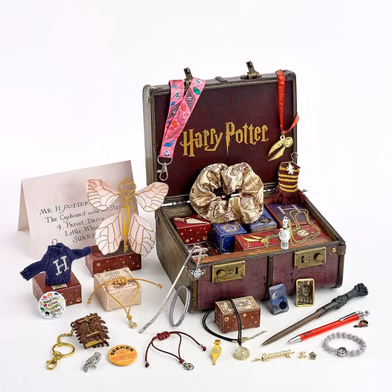 Harry Potter Gioielli e Merchandise Calendario dell'Avvento Baule di Hogwarts
