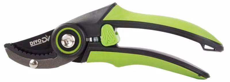 DIVODV 27886 Forbici da giardino manuali 210 mm, nero-verde